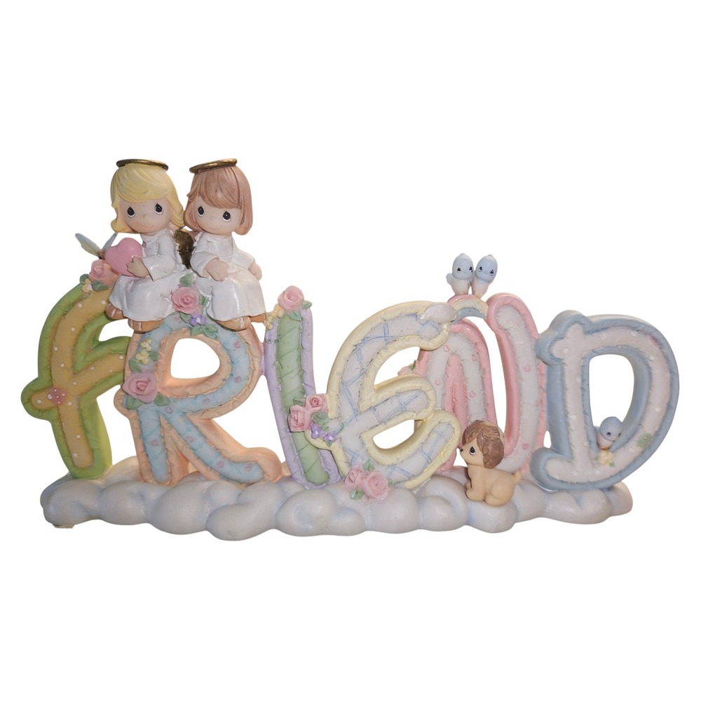 Precious Moments Enesco Friend Angel Figurine Pastel Cloud 108238 2002 Vintage
